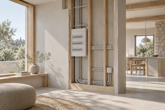 Illustration architecturale : électricité