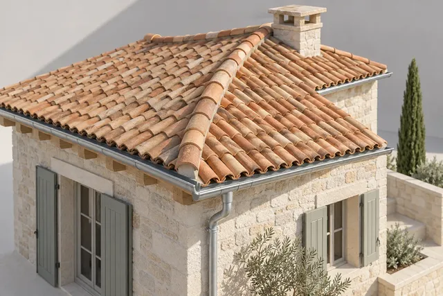 Illustration architecturale : couverture