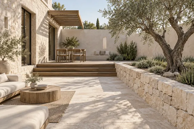Illustration architecturale : aménagements extérieurs