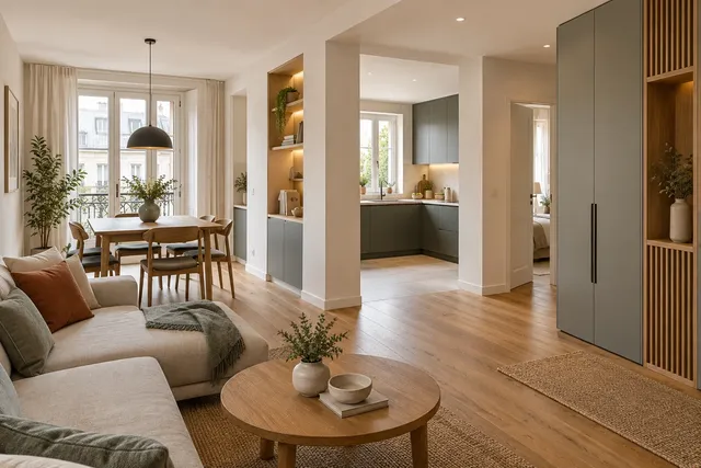 Illustration : Aménagement intérieur complet